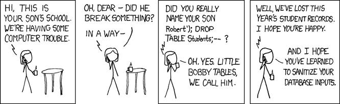 © http://xkcd.com/327/